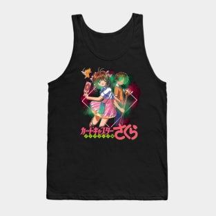 Vintage Sakura Cute Japanese Manga Tank Top